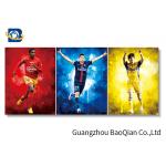Football Star 3D Poster, 3D Lenticular printing with framed ,3D Lenticular Flip Picture for sale