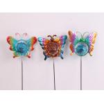 Multi Color Butterfly Shape Solar Garden Decorations 100mAh for sale