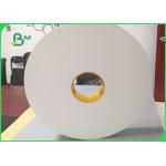 Biodegradable Tasteless 28gsm Paper Straw Wrapper 45MM 52MM FDA Standard for sale