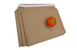 China Biodegradable 6x6 Inch Rigid Mailer Envelopes With Easy Tear Lips supplier