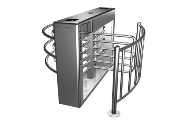 Indoor / Outdoor Mechanical Half Height Turnstile With Single / Bi-Direction
