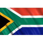 South African Flags Canvas Header Two Brass Grommets Individually Polybag Packing for sale