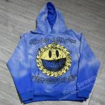Custom Logo Screen Print Hoodie Heavyweight Acid Wash Hoodie Casual Loose Pocket for sale