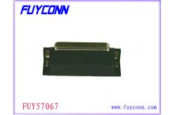 China 100 Pin Receptacle Centronics Connector PCB Mounting Righat Angle Header supplier