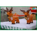 Inflatable Santa And Reindeer