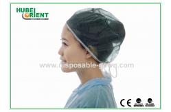 China Anti Dust Single Use Medical Bouffant Hair Cover With Back Tie supplier