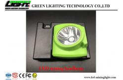 China Rechargeable Underground Mining Cap Lamps 260lum Luminous With OLED Display Screen supplier