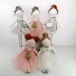 Wholesale Stuffed Toy Lovely Rag Girl Doll Wearing Tutu Dress Plush Ballet Doll Soft Toys for sale