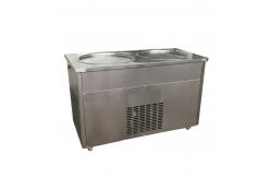 China High Effiency Big Capacity Stainless Steel Fried Ice Cream Roll Machine supplier