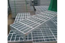 China 1000mm Width Stair Galvanized Serrated Steel Bar Grating supplier