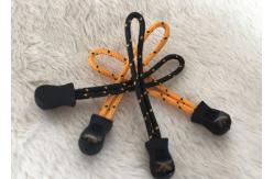 China High Grade Rubber Silicone / PVC Reversible Metal Decorative Zipper Pulls supplier