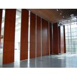 Acoustic Wooden Folding Partition Wall , Aluminum Banquet Hall Room Dividers for sale