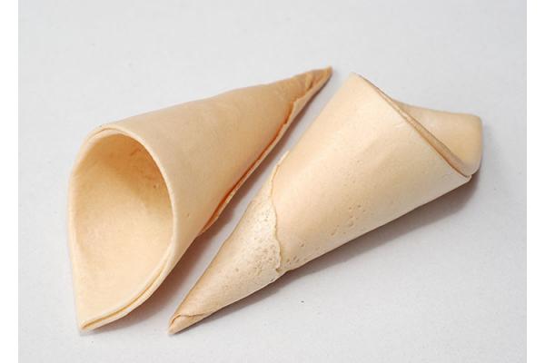 Good Tasted Wafer Cones With Egg Materials / Ice Cream Cone Cups