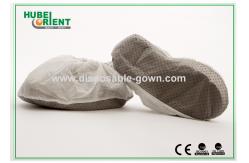 China Waterproof White Disposable Overshoe Covers Protective Non-Slip For Keep Clean supplier