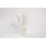 8x210mm Biodegradable Drinking Straws PLA Flat End Straight for sale