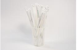 China 8x210mm Biodegradable Drinking Straws PLA Flat End Straight supplier