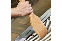 China Bristle Free Natural Wooden BBQ Tools And Accessories Grill Scraper supplier