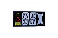 China ISO TN LCD Display 64 Pin 6 Digit Transflective Dynamic Driving Method supplier