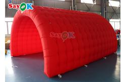 China 210D Oxford Cloth Inflatable Tunnel Tent Advertising Custom Blow Up Channel Tent supplier
