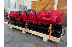 China Bolt Adjustment Tank Turning Rolls , Welding Pipe Rollers With PU Material supplier