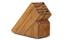 China Standing Universal Bamboo Knife Block Custom Shaped For Kitchen Ware supplier