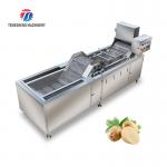 380V 3.5KW Stainless steel blanching machine bubble cleaning blanching equipment water bath spray equipment for sale