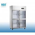 Commercial Frost Free Refrigerator Low Noise 4 Doors Kitchen Refrigerator for sale