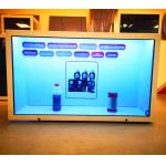 32 Inch Transparent LCD Screen Display Box Automatic Restart And Shutdown Periodically for sale