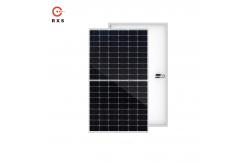 China Rixin High Power Solar Panels Rooftop PV Module Half Cut Monocrystalline Silicon Cell supplier