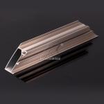 Silver Matt Aluminium Alloy Profile 6000 Series Durable Decoration Frame for sale
