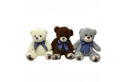 China Plush Bears Toys Stuffed Gifts 20 Cm 3 CLRS With Lovely Bowknot supplier