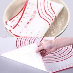 No Deformation Non Slip Silicone Baking Mat 60x40cm With Measurement for sale