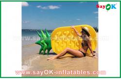 China Yellow / Red / Fruit Slice Pool Float Raw Inflatable Pool Toys For Swimming supplier