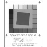 Grayscale SFR OECF Resolution Test Chart MTF Analysis Slant Edge Scanner Target for sale