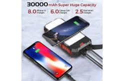 China Solar System Power Bank Solar Panel Phone Charger 5000mAh 100000mAh ABS Material supplier