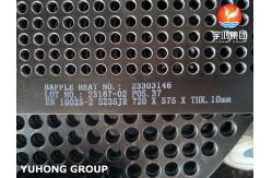 China EN 10025-2 S235JR Carbon Steel Baffle Tubesheet For Heat Exchanger supplier