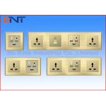 3 Way Wall Socket Plates For Multimedia Classroom / Training Room