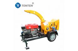 China Tree Branch Timber Wood Crusher Chipping Machine Mobile Diesel supplier