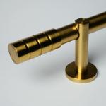 KIEI EP-041 Curtain Rod Hot Sale Luxury Adjustable Pole Hardware Precision Manufacturing Simple Style for sale