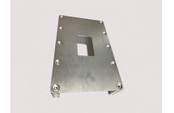 China 1.5mm Thicikness Cnc Aluminium Extrusion Fabrication With Screwing Square Shape supplier