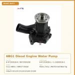 6BG1 Heavy Duty Engine Water Pump 8-97253028-0 8972530280 Diesel Cooling Component For Hitachi EX120 EX200 ZX120 ZX200 for sale