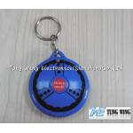 Unique Round Music Keychain , ABS , metal novelty Sound Keychain