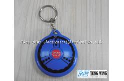 China Unique Round Music Keychain , ABS , metal novelty Sound Keychain supplier