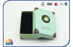 China Brooch Gift Paper Packaging Box Custom Logo Print With Sponge Insert supplier