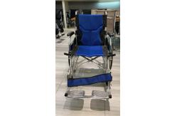 China Orange Lightweight Aluminum Manual Wheelchair 863L Fit Up Armrest supplier