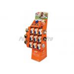 Clip On Floor Power Wing Cardboard Display Boxes Hook With 2 Side Wings for sale