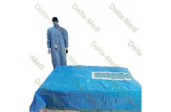 China Reinforced SBPP PE Hip Disposable Surgical Drape With Dislocation Bags supplier