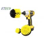 Durable Soft Bristle Drill Brush For Tile Cleaning , Stiffness Drill Bit Brush for sale