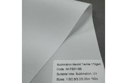 China Advertising Sublimation UV Inkjet Printing 170gsm Backlit Fabric Textile For Light Box supplier