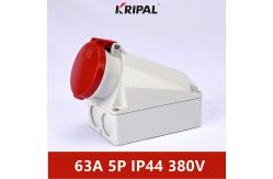 China 63A IP44 Waterproof European Surface Mounted Socket IEC Standard supplier
